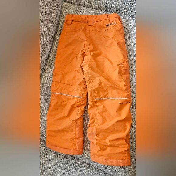 Columbia Vibrant Orange Snowpants - Picture 3 of 5